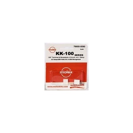 Molex Headers & Wire Housings Kk-100 Connector Kit Recep And Term 4Ckt 766500090